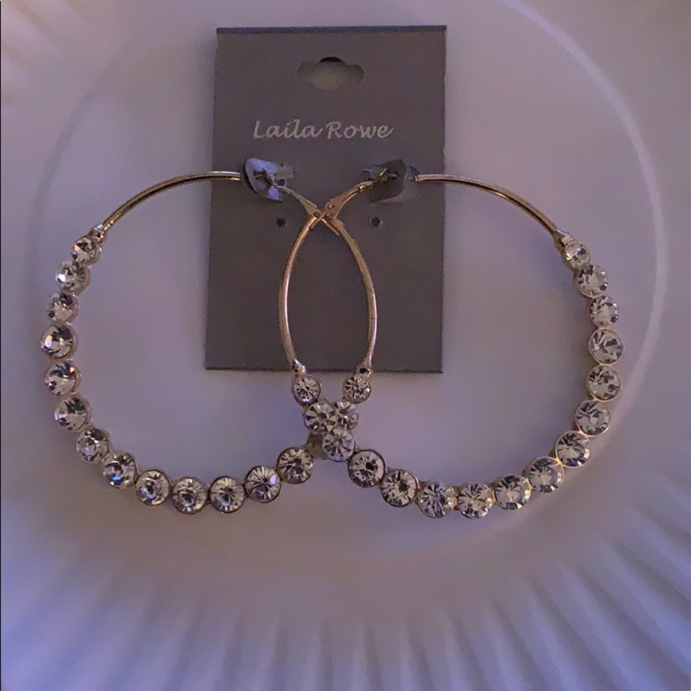 Laila Rowe jumbo hoop earrings